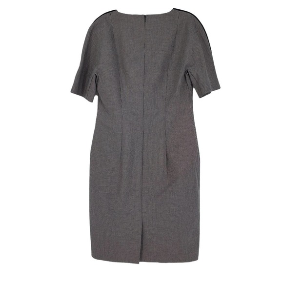 Hugo Boss Daviara V-Neck Sheath Dress Short Sleeves Size 6 US NEW WITH TAGS - Picture 2 of 6